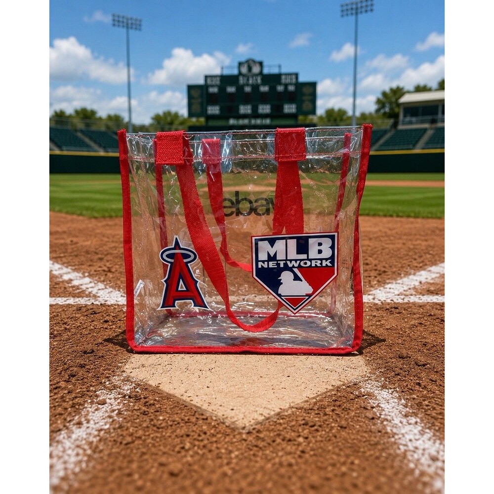 Anaheim Angels LA City Connect/MLB Network Clear Tote Bag Angel Promo SGA